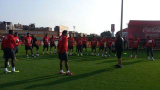 Perú comenzó a entrenar de cara a los partidos ante Uruguay y Venezuela