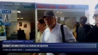 Robert de Niro visitó la ciudad de Iquitos y conoció la reserva del Pacaya Samiria