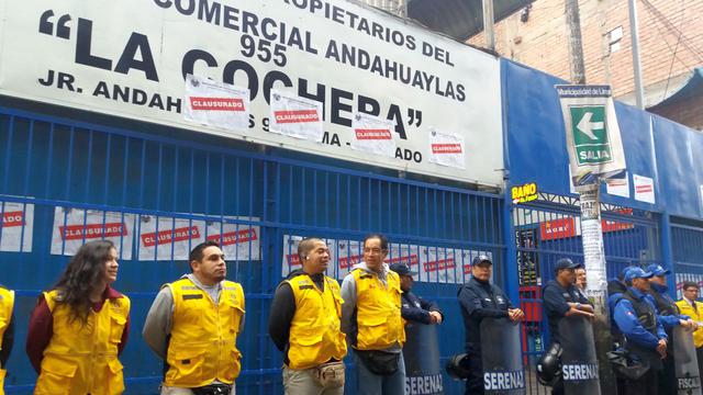 Clausura Galerías Centro de Lima
