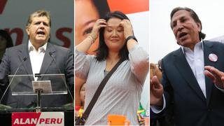 Elecciones 2016: García, Keiko y Toledo son los más conocidos