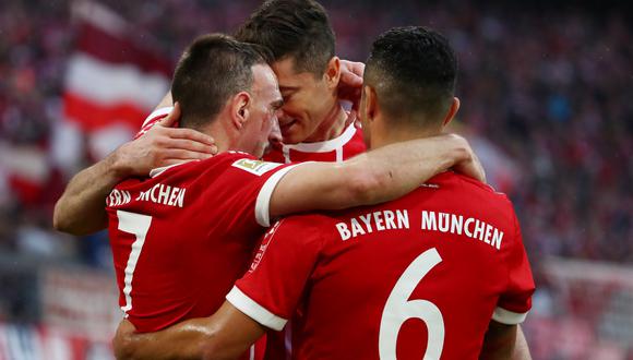 Bayern Múnich aplastó 6-0 al Hamburgo por la Bundesliga. (Foto: Agencias)