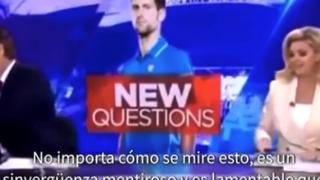 Los improperios de dos periodistas contra Novak Djokovic en unas imágenes filtradas | VIDEO