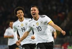 Con golazo de Lukas Podolski: Alemania derrotó 1-0 a Inglaterra por Amistoso FIFA