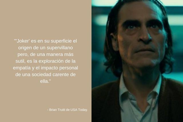 "Joker" ha despertado diversas opiniones respecto a su valor cinemático. (Foto: Warner Bros)