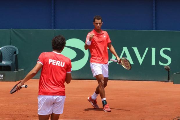 Ante Noruega, Juan Pablo ganó sus dos partidos de singles y el de dobles junto a Huertas del Pino. (Foto: Federación de Tenis)