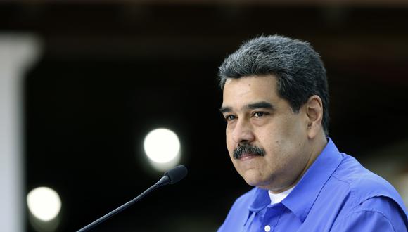El jefe de la diplomacia de EE.UU., Mike Pompeo, reiteró este jueves la posición de Estados Unidos de no negociar con Nicolás Maduro. (Foto: Marcelo Garcia / Venezuelan Presidency / AFP)
