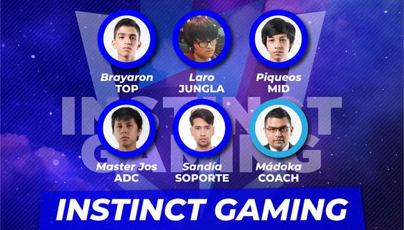 Ellos son los jugadores de Instinct Gaming. (Imagen: Facebook / Instinct Gaming Team)
