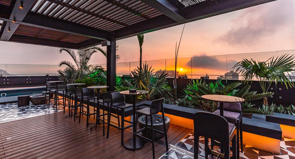 En el hotel Pullman de Miraflores conviven dos experiencias culinarias: abajo, el restaurante Plural. Arriba (en foto) el rooftop Ambra.