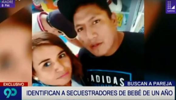 Hilda Adelaida Maúrtua Pardo (35) y Ronald Renzo Cotrina Salinas (32) son sospechosos de robar su bebé a Ruth Cortez. (Latina)