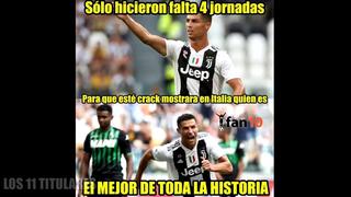 Facebook: Cristiano Ronaldo y los hilarantes memes luego de sus primeros goles con Juventus