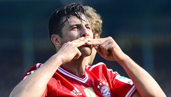 El mensaje de Claudio Pizarro a Bayern Múnich en su aniversario. (Foto: AFP)