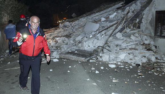 Italia registró tres fuertes sismos en cuatro horas