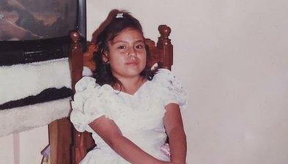 Paola Guzmán cuando tenía 11 años. (Foto: GENTILEZA PETITA ALBARRACÍN, vía BBC Mundo).
