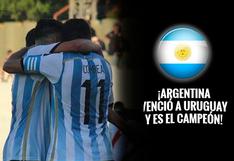 Sudamericano Sub 20: Argentina es el campeón del torneo 
