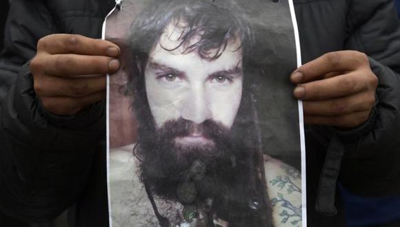 Santiago Maldonado es buscado desde el 1 de agosto pasado, cuando desapareció después de un desalojo de Gendarmería Nacional en el sur de Argentina.