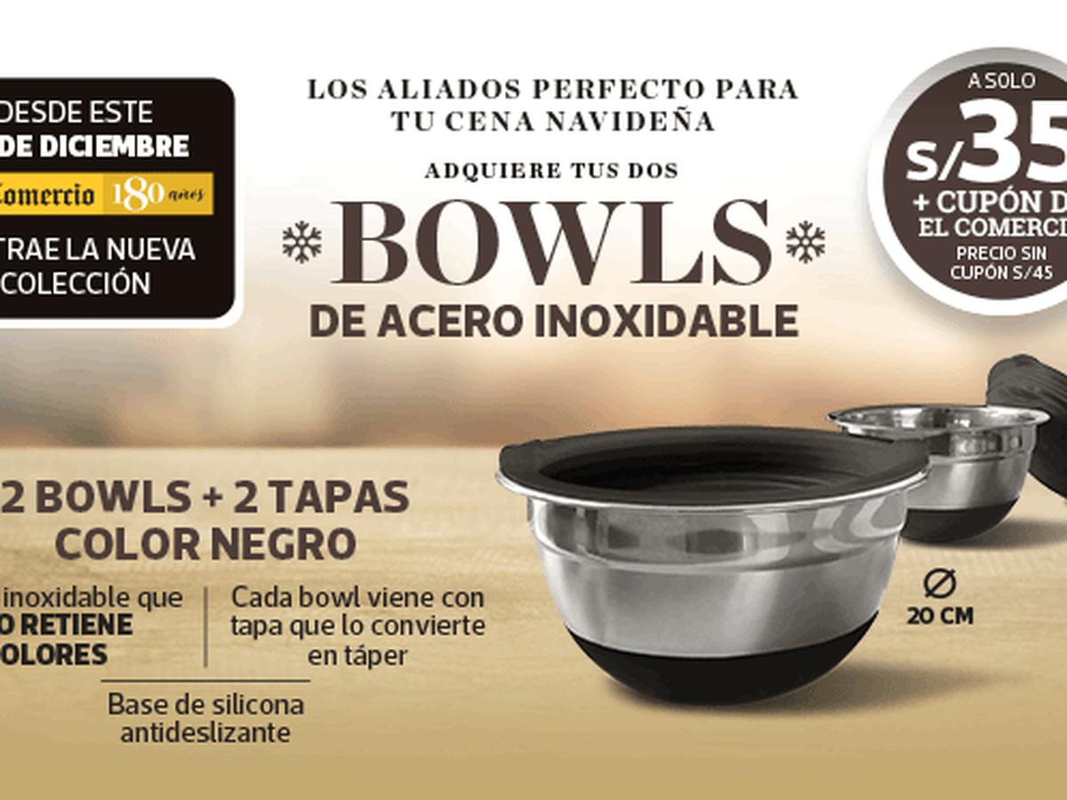 BOWLS DE ACERO INOXIDABLE, el utensilio de cocina más práctico para el  hogar en esta navidad., COLECCIONES-EL-COMERCIO