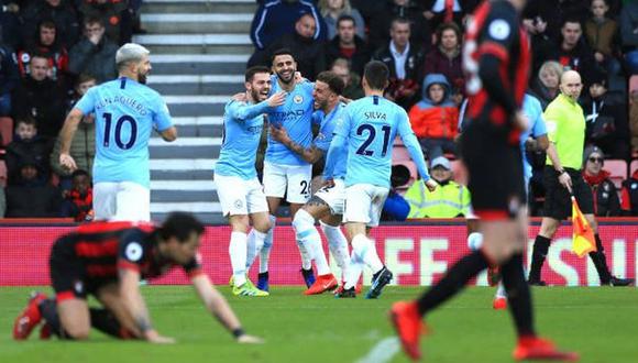 Manchester City venció 1-0 a Bournemouth por la Premier League. El mencionado duelo se dio por la fecha 29 desde el estadio Dean Court (Foto: Manchester City)