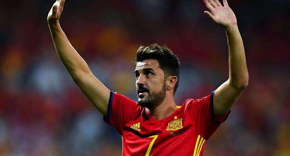David Villa reconoció que fue _\"una gran noche\"_ su regreso a la selección de España. (Foto: Getty Images)