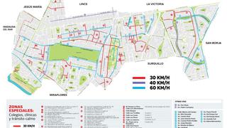 San Isidro: mira los límites de velocidad en el distrito