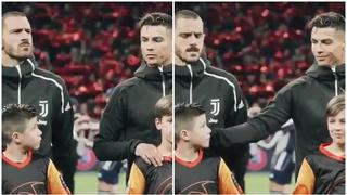 Cristiano Ronaldo alegró a niño con gesto previo al partido de Champions League | VIDEO