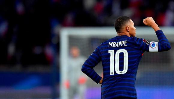 Mbappé lleva tres goles en esta Copa del Mundo con Francia.