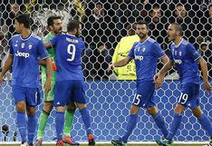 Juventus derrotó al Olympique de Lyon por la Champions League