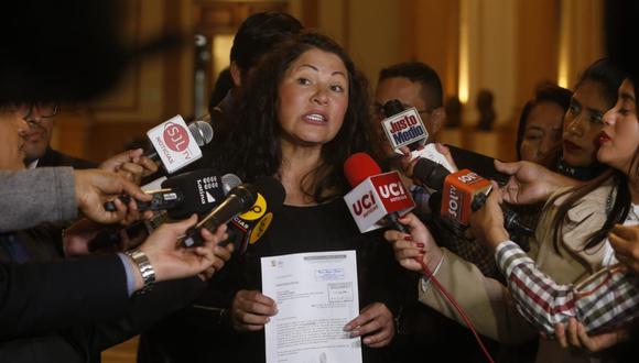 La congresista Yesenia Ponce ha sido acusada de mentir en su hoja de vida.  (Foto: GEC)
