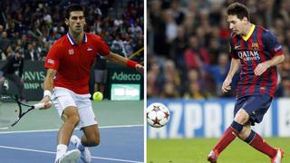Djokovic se compara con Messi: "ambos buscamos la perfección"