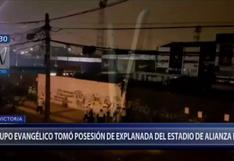 Alianza Lima: así ingresó el grupo evangélico a ‘Matute’ en la madrugada | VIDEO