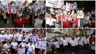 Elecciones 2020: Partidos que postulan al Congreso cierran hoy sus campañas con pequeñas caravanas