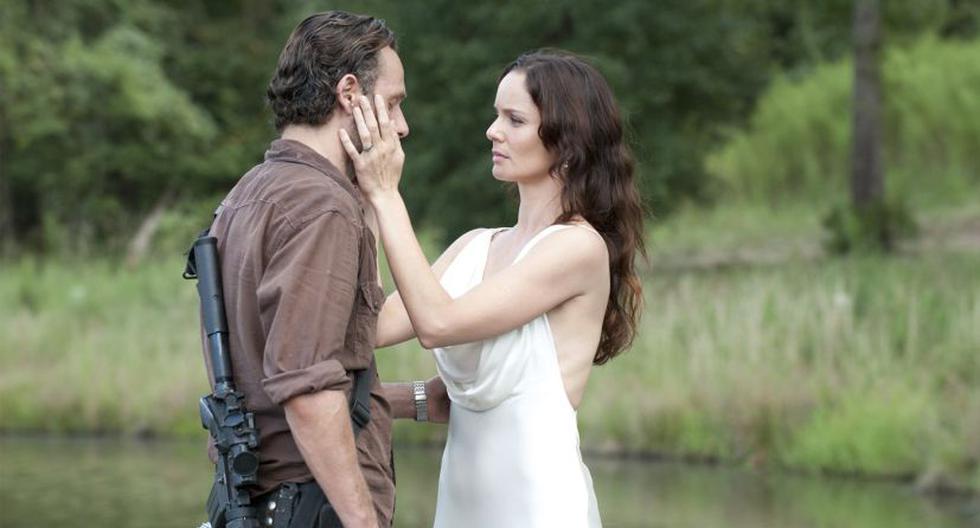 Rick y Lori fueron la pareja principal de 'The Walking Dead' en las primeras temporadas (Foto: AMC)
