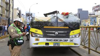Accidente en Av. Brasil: bus que se quedó sin techo adeuda multa de S/4.800 