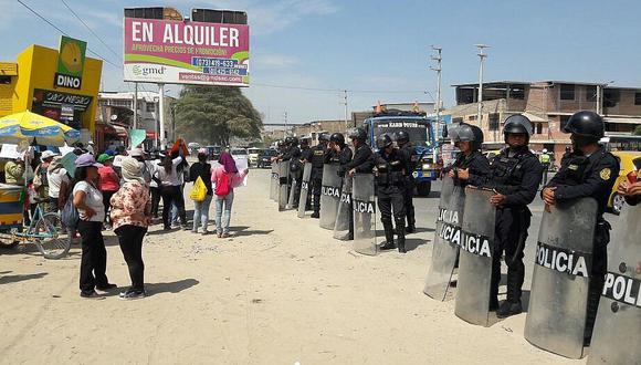 Imagen referencial de una medida de protesta en la provincia de Castilla en Piura | Foto: Referencial