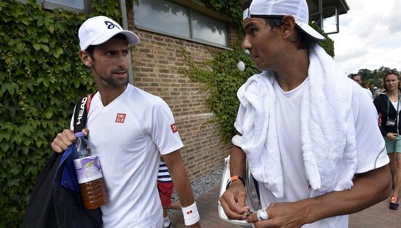 Djokovic y Nadal luchan por el número uno. Desde este fin de semana definen todo en Londres. (Foto: AFP)