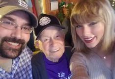 Taylor Swift se robó el corazón de este tierno anciano al reglarle un show en privado
