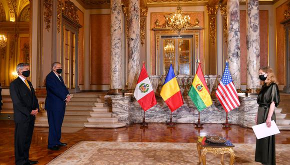 Previamente, la embajadora Kenna prestó servicios como asistente ejecutiva al secretario de Estado, asesora política en la Oficina del Secretario de Defensa y Directora de la Oficina de Irak en el Consejo Nacional de Seguridad. (Foto: Cancillería)