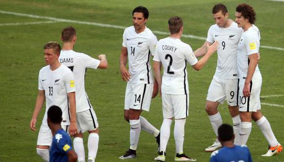 Nueva Zelanda empató 2-2 contra Islas Salomón y aseguró duelos de repechaje ante el quinto de Sudamérica. (Foto: Twitter)