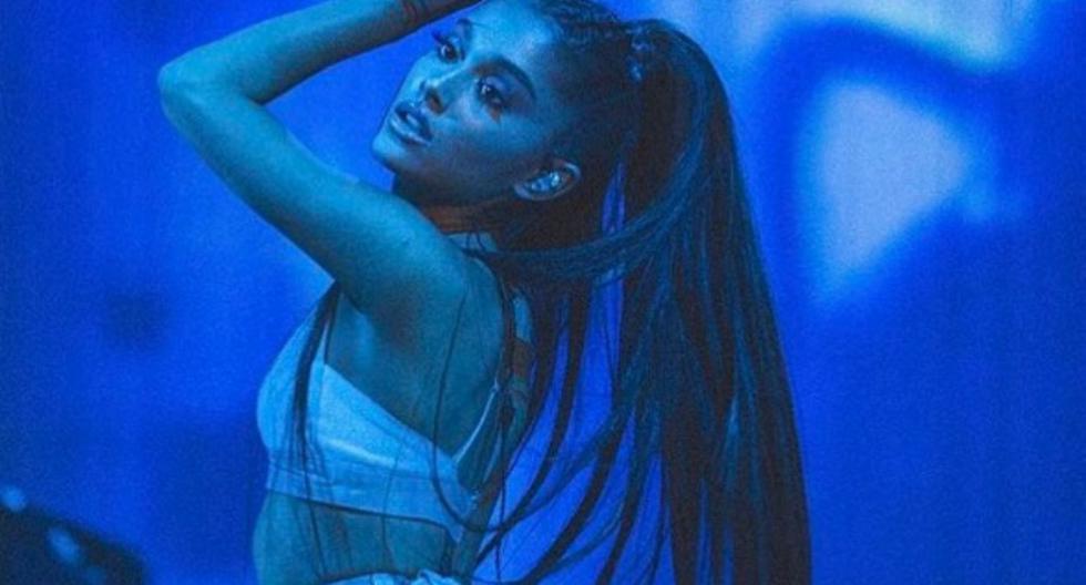Ariana Grande pasó por un incómodo momento durante su última presentación en Chile. La artista tuvo que recibir ayuda de sus bailarines. (FOTO: Instagram)
