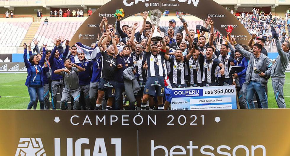 Alianza Lima se coronó campeón del fútbol peruano tras vencer en la final a Sporting Cristal. (Foto: Liga 1)