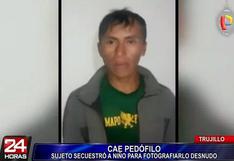 Perú: pedófilo secuestró a niño para fotografiarlo desnudo