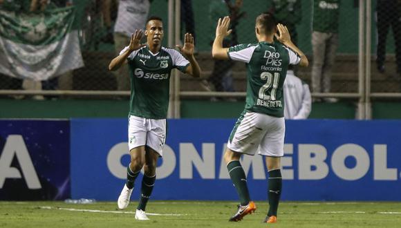 Deportivo Cali vs. Bolívar: 'Los Azucareros' vencen de local por la segunda fase de la Copa Sudamericana. (Foto: AFP)