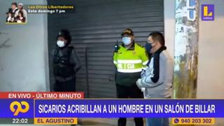 Asesinan a balazos a hombre que jugaba en un salón de billar en el Agustino