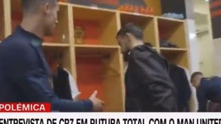 La sorpresa de Cristiano Ronaldo cuando Bruno Fernandes demoró en darle la mano | VIDEO