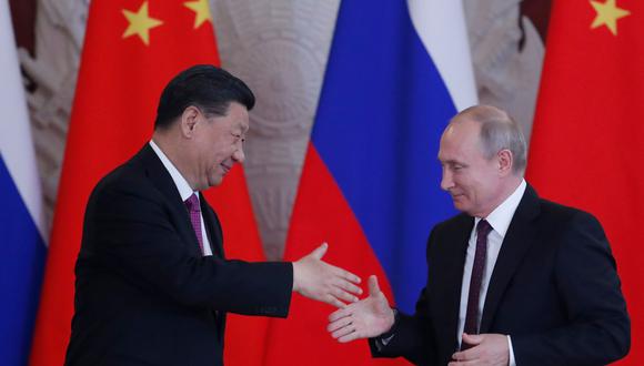 Xi Jinping asegura que Vladimir Putin es su "mejor amigo". (AFP).
