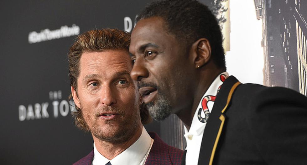 Matthew McConaughey e Idris Elba juntos en \"The Dark Tower\". (Foto: Getty Images)