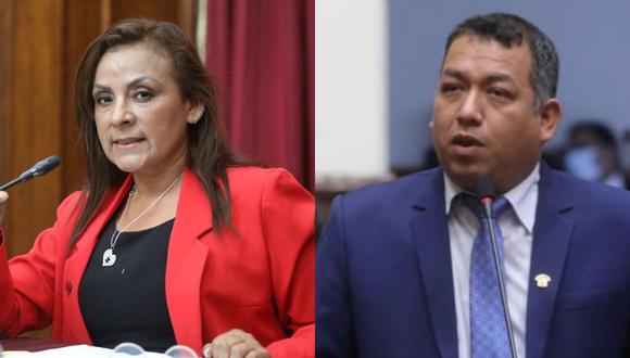 Darwin Espinoza y Kira Alcarraz serán investigados en la Comisión de Ética. (Foto: Composición El Comercio)