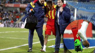 Neymar será baja tres o cuatro semanas por lesión al tobillo