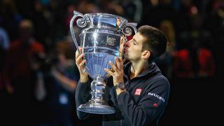 Así celebró Djokovic terminar el año como el mejor del ránking