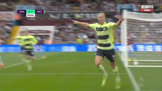 Mal cálculo de ‘Dibu’ Martínez’ y gol de Haaland: así llegó el 1-0 de City vs. Aston Villa | VIDEO