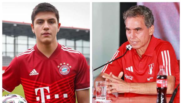 A través de un comentario de Instagram, el padre del futbolista del Bayern Múnich respondió ante las declaraciones del entrenador de la selección Sub 20.